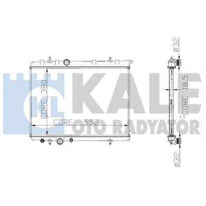 Foto Radiatore, Raffreddamento motore KALE OTO RADYATÖR 225300