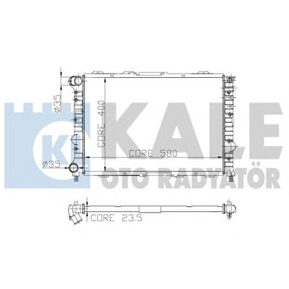 Foto Radiatore, Raffreddamento motore KALE OTO RADYATÖR 231000