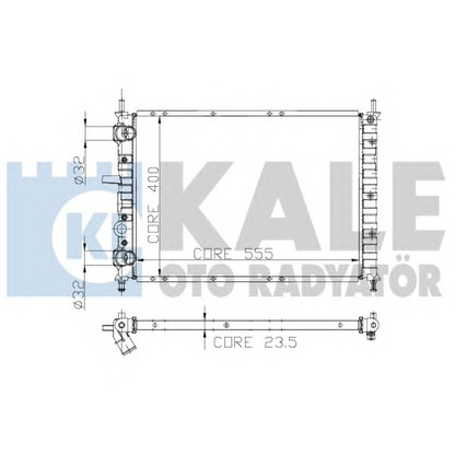 Foto Radiatore, Raffreddamento motore KALE OTO RADYATÖR 231400