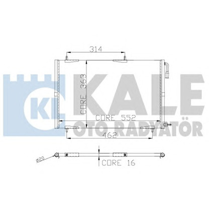 Foto Condensador, aire acondicionado KALE OTO RADYATÖR 248300