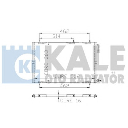 Фото Конденсатор, кондиционер KALE OTO RADYATÖR 300000