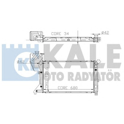 Foto Radiatore, Raffreddamento motore KALE OTO RADYATÖR 330300