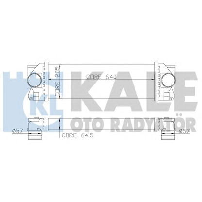 Foto Radiador de aire de admisión KALE OTO RADYATÖR 342800