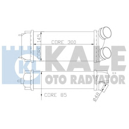 Foto Radiador de aire de admisión KALE OTO RADYATÖR 344000