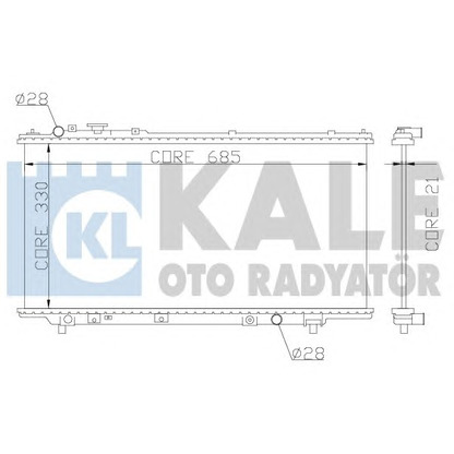 Photo Radiator, engine cooling KALE OTO RADYATÖR 359700