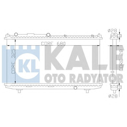 Foto Radiador, refrigeración del motor KALE OTO RADYATÖR 359900