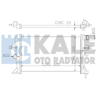 Foto Radiador, refrigeración del motor KALE OTO RADYATÖR 363500