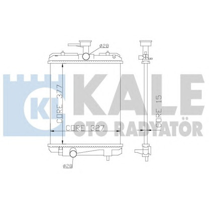 Photo Radiator, engine cooling KALE OTO RADYATÖR 364400