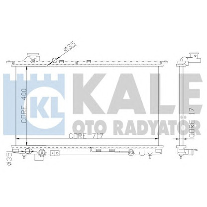 Foto Radiatore, Raffreddamento motore KALE OTO RADYATÖR 369300