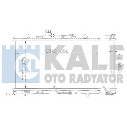 Foto Radiatore, Raffreddamento motore KALE OTO RADYATÖR 371300