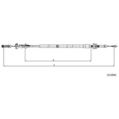 Photo Câble d'accélération CABOR 100904