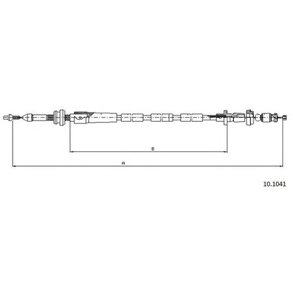 Фото Тросик газа CABOR 101041