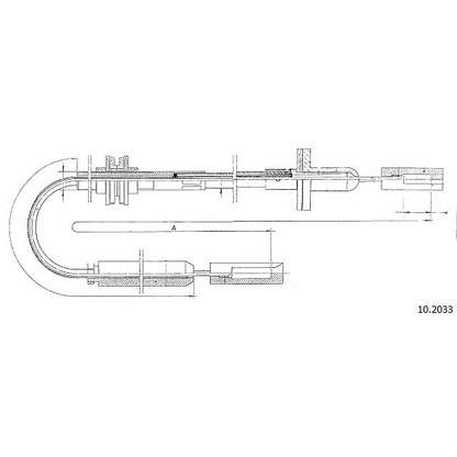 Photo Clutch Cable CABOR 102033