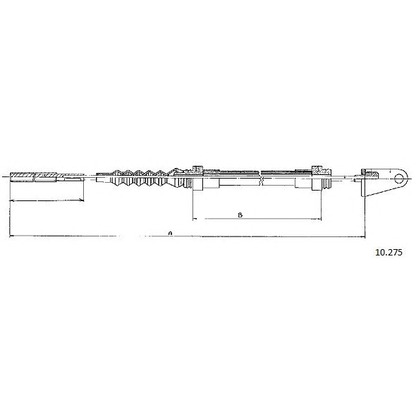 Photo Clutch Cable CABOR 10275