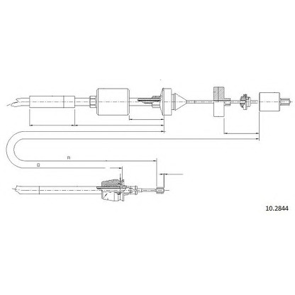 Photo Clutch Cable CABOR 102844