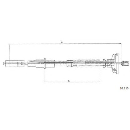 Photo Clutch Cable CABOR 10315