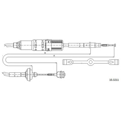 Photo Clutch Cable CABOR 103211