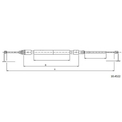 Photo Cable, parking brake CABOR 104522