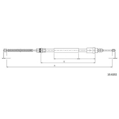 Photo Cable, parking brake CABOR 106202