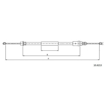 Photo Cable, parking brake CABOR 106213