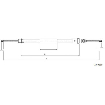 Photo Cable, parking brake CABOR 106215