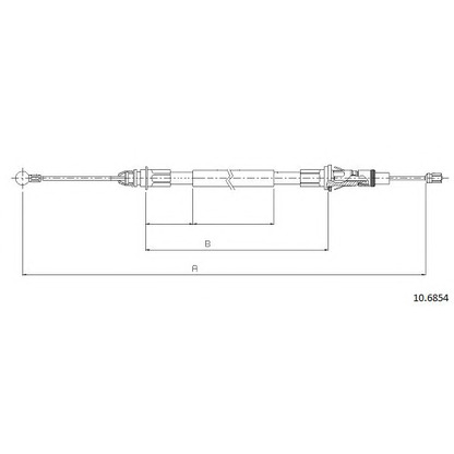 Photo Cable, parking brake CABOR 106854