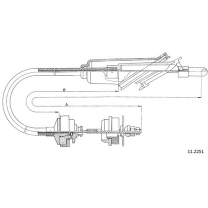 Photo Clutch Cable CABOR 112251