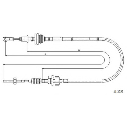 Photo Clutch Cable CABOR 112255