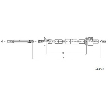 Photo Clutch Cable CABOR 112435