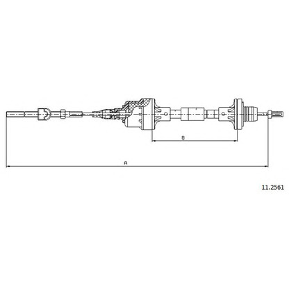 Photo Clutch Cable CABOR 112561