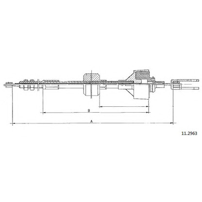 Photo Clutch Cable CABOR 112963