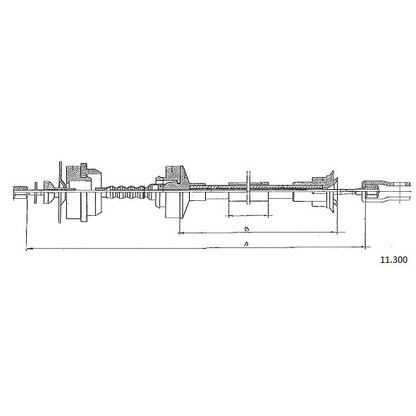 Photo Clutch Cable CABOR 11300