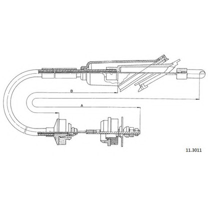 Photo Clutch Cable CABOR 113011