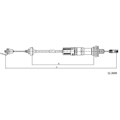 Photo Clutch Cable CABOR 113049