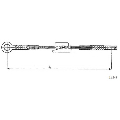 Photo Cable, parking brake CABOR 11545