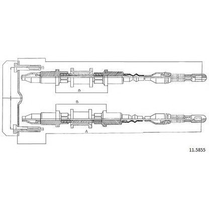 Photo Cable, parking brake CABOR 115855