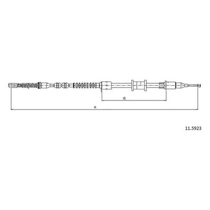 Photo Cable, parking brake CABOR 115923