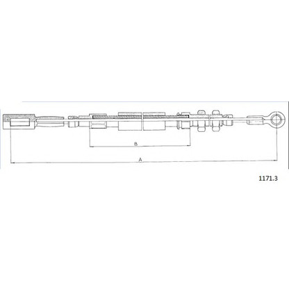 Photo Cable, parking brake CABOR 11713