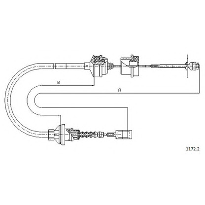 Photo Clutch Cable CABOR 11722