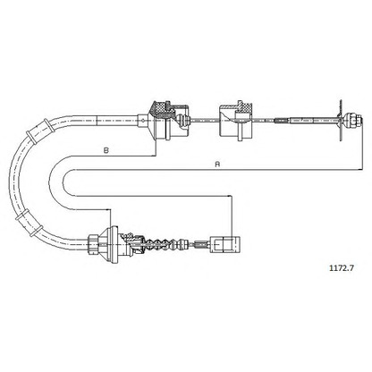 Photo Clutch Cable CABOR 11727