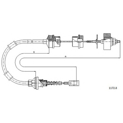 Photo Clutch Cable CABOR 11728