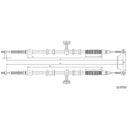 Photo Cable, parking brake CABOR 120710