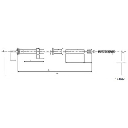 Photo Cable, parking brake CABOR 120765