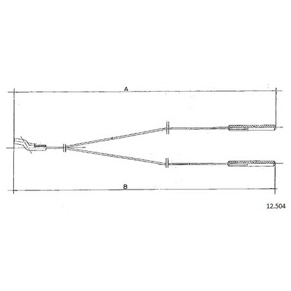 Photo Cable, heater flap CABOR 12504