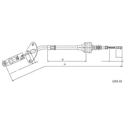 Photo Clutch Cable CABOR 125233