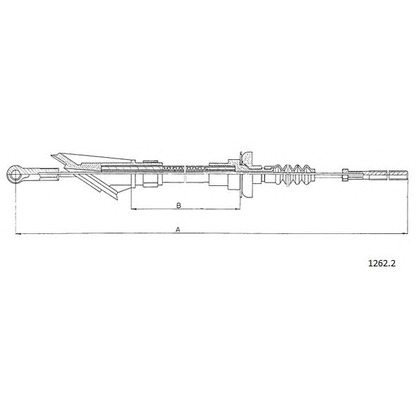 Photo Clutch Cable CABOR 12622