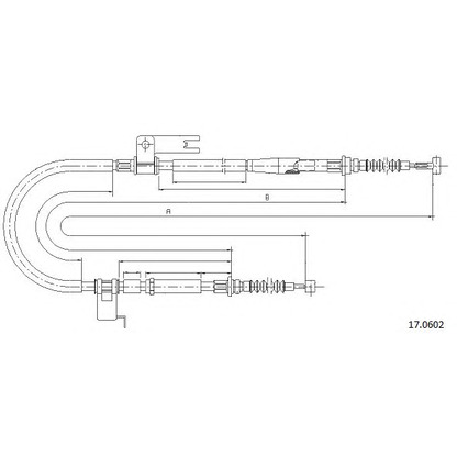 Photo Cable, parking brake CABOR 170602