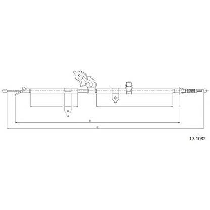 Photo Cable, parking brake CABOR 171082