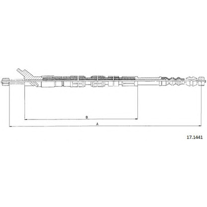 Photo Cable, parking brake CABOR 171441