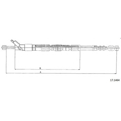 Photo Cable, parking brake CABOR 171464